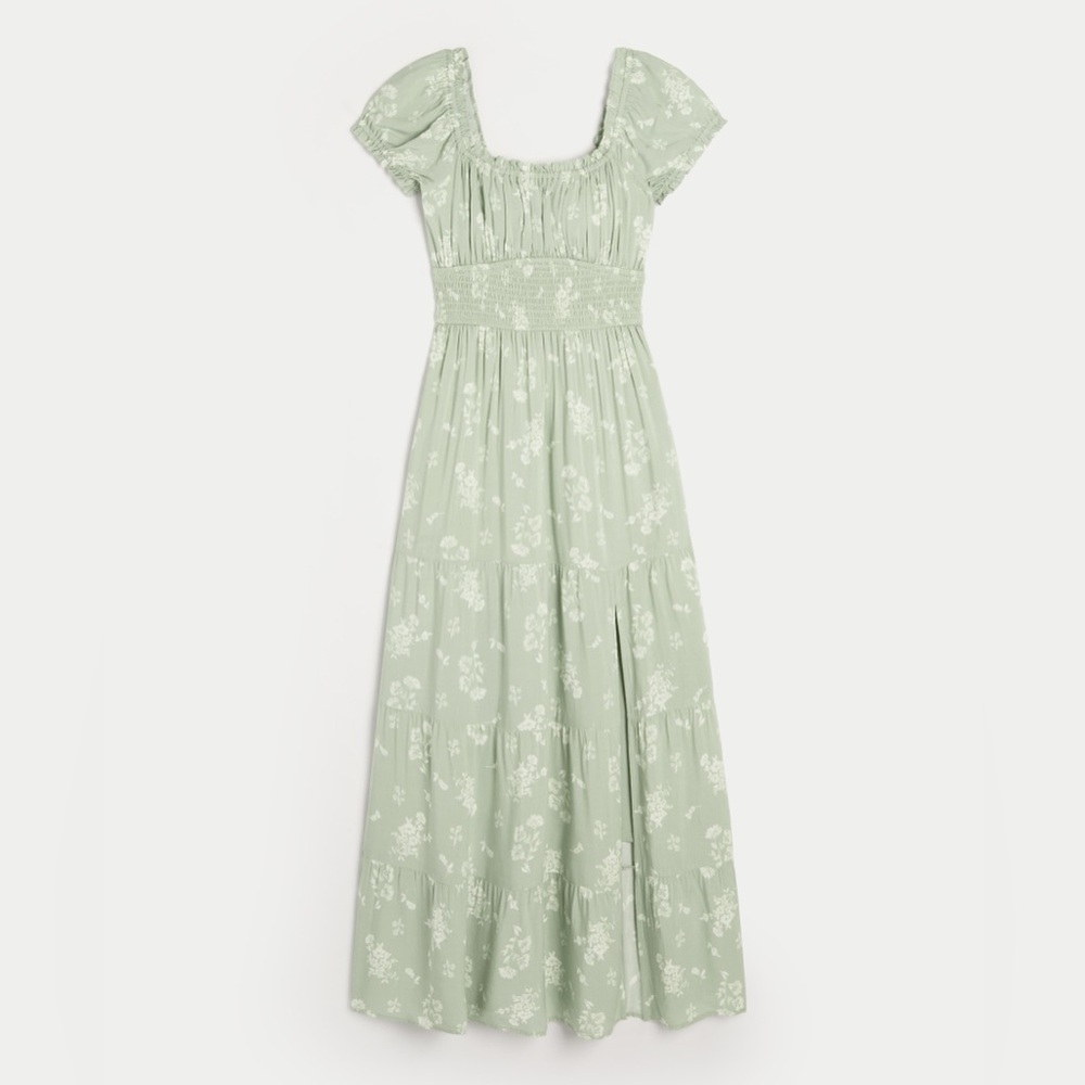 Hollister Light Green Floral Maxi Dress - Picture 2 of 8